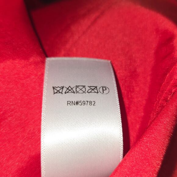 Adrianna Papell Womens Fit Flare Dress Red Black Lace Overlay Feminine Event - Picture 14 of 14